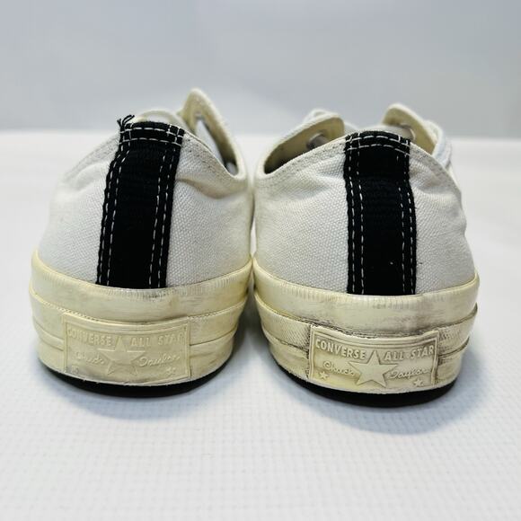 Converse Comme des Garçons Play x Chuck 70 Low Milk Mens Size 9 Women’s Size 11 - Picture 8 of 13